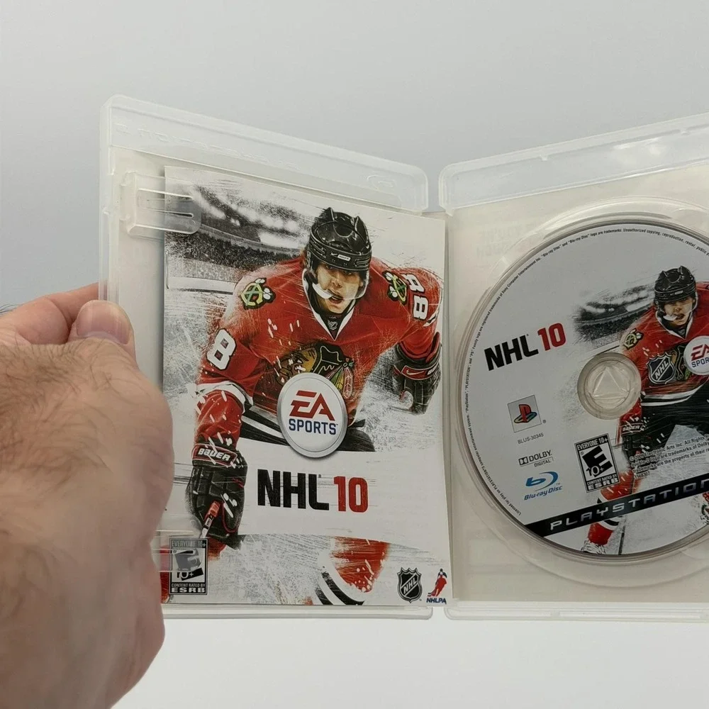 NHL 10 Sony PlayStation 3 Video Game Complete CIB EA Sports Hockey NTSC-U/C E10+